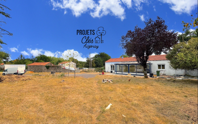 Maison de plain-pied de 86 m² + véranda sur terrain de plus de plus de 3900 m²